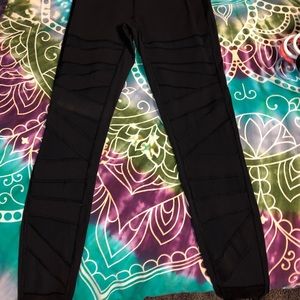 Lululemon leggings with mesh